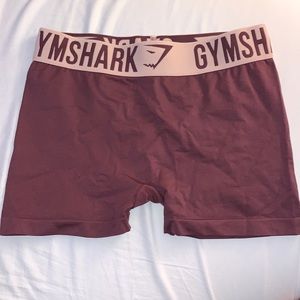 Plum colored Gymshark spandex